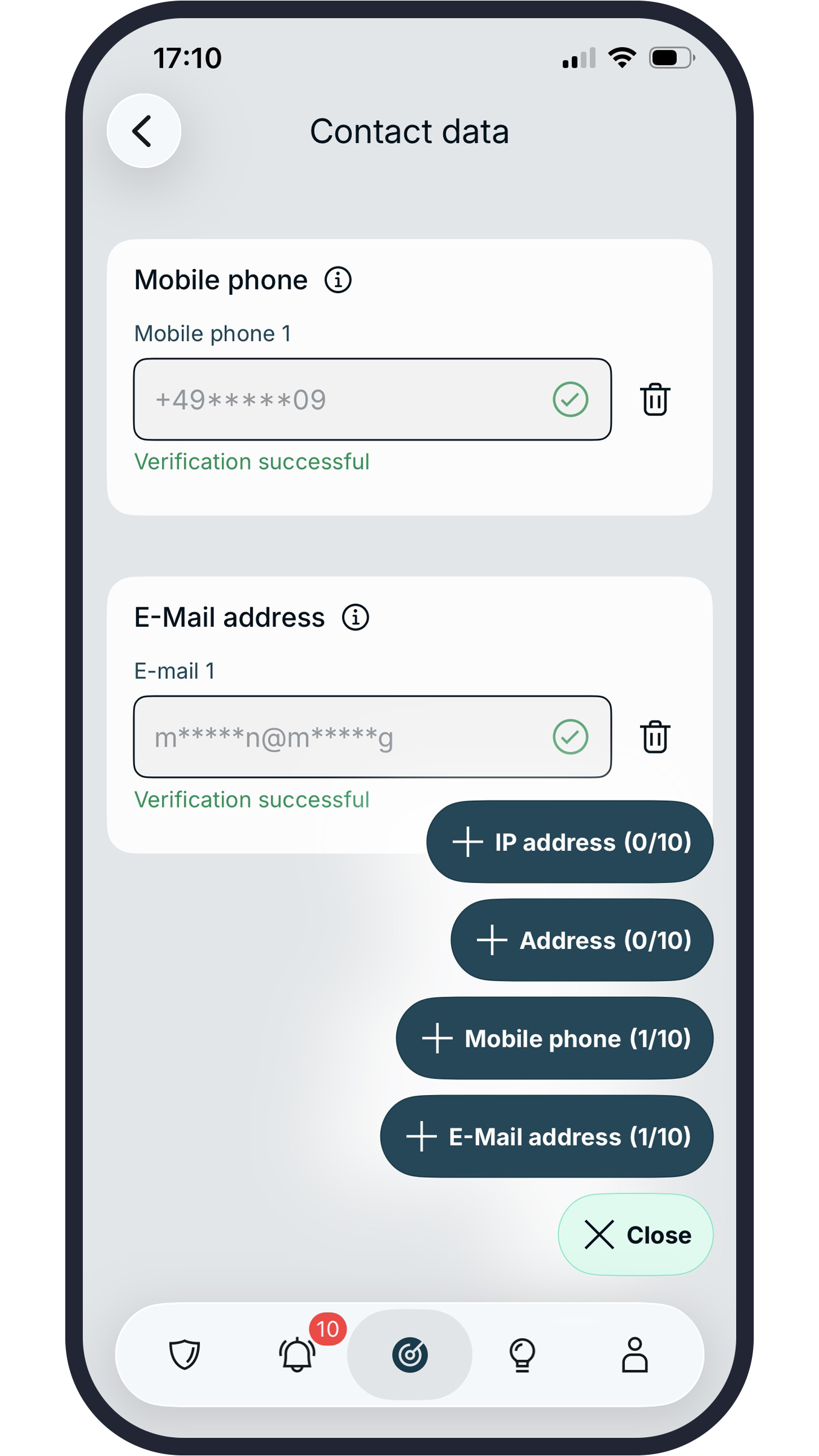 Attributes of the omniac app.